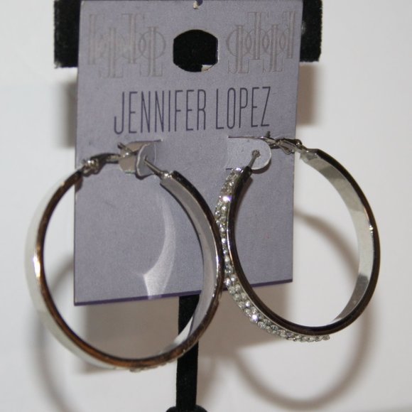 Jennifer Lopez Jewelry Beautiful Nwt Sparkling Rhinestone Silver
